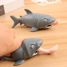 Interesting sharks eat human legs horrible animal pranks  relieve stress vent  squeeze whole maggot toys gifts and ornaments 2024 - buy cheap