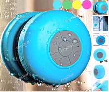 Blue Audio Player Bluetooth Speaker Mini Wireless Bluetooth Waterproof Handsfree Suction Speaker Shower for iPhone 2024 - buy cheap