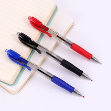 Bolígrafo de Gel de plástico para estudiantes, bolígrafo de Gel con recarga de 0,7mm, rojo, azul y negro, papelería de oficina, suministros escolares, 1 unidad 2024 - compra barato