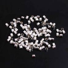 Kwoi Vita  Retail Bulk 10000pcs a lot 2MM Tube Crimp beads for Kids Chunky Necklace Jewelry Findings 2024 - buy cheap