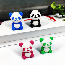 1pc Kawaii Cute Panda Eraser Cartoon Creative Pencil Erasers Accessories Korean Stationery Office School Supplies 2024 - buy cheap