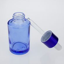 100pcs 30ml empty blue iodine dropper bottle , wholesale 30ml cosmetic dropper bottle 2024 - buy cheap