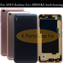 Rear Housing Cover Replacement Back Door Battery Case For ASUS Zenfone Live ZB501KL With Side Buttons/Lens Glass 2024 - buy cheap