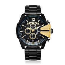 2019 Mens Watches Top Brand Luxury Cagarny Quartz Watch Men Gold Black Stainless Steel Man Business Male Clock relogio masculino 2024 - buy cheap