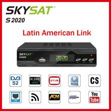 [Genuine] SKYSAT S2020 Satellite Receiver for South America support IKS SKS Xtream-codes m3u ACM IPTV M3U H.265 Full HD Channels 2024 - buy cheap