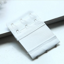 Extensor elástico de sutiã feminino, extensor ajustável de 2 linhas com 3 ganchos, conector de alça de sutiã com fecho de nylon 2024 - compre barato