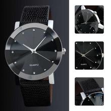 Men's Watch 1PC Luxury Quartz Sport Military Stainless Steel Dial Leather Band Wrist Watch Men drop shipping           2018JUL10 2024 - buy cheap