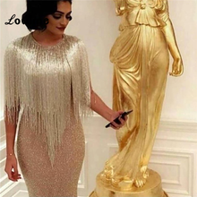 Vestido longo de noite, com glitter arábia, miçangas prateadas, vestido longo de festa, 2018, vintage, vestido formal 2024 - compre barato