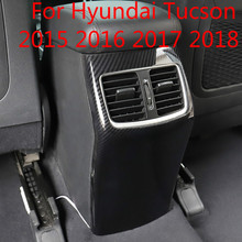 Для Hyundai Tucson 2015 2016 2017 2018 особый подлокотник коробка анти-удар Задний Выхлопной воздушный щит Авто-Стайлинг автомобильные чехлы 2024 - купить недорого