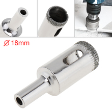 18mm Diamond Coated Core Hole Saw Drill Bit Set Tools Glass Drill Hole Opener for Tiles Glass Ceramic 2024 - buy cheap
