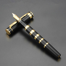 NEW style  HERO Fountain Pen luxury Matte black 6 golden ring pen Advanced pen office supplies 2024 - buy cheap