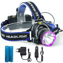 High Power  Q5 Waterproof LED Headlamp LED Headlight 3 Modes Head Lamp Light With Charger 18650 Battery for Cycling Fishing 2024 - buy cheap