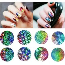 16pcs Flower 3D Nail Art Stickers Decals Manicure Gold/Silver Decoration Tips 2u0511 2024 - buy cheap