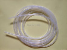 Tubo flexible de goma de silicona/manguera/tubo de 10 metros * 7mm * 10mm suave transparente de calidad alimentaria FDA 2024 - compra barato