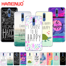 HAMEINUO Think Be Happy Choose Cover phone Case for Huawei NOVA 2 2S 3e PLUS LITE p smart 2018 enjoy 7s mate 7 8 9 10 pro 2024 - buy cheap