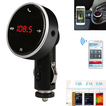 Latest styles MP3 Music Player Wireless Bluetooth LCD MP3 Player Car Kit SD MMC USB FM Transmitter Modulator Car Styling 2024 - buy cheap