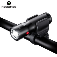 ROCKBROS 700 люмен велосипедный светильник, водонепроницаемый внешний аккумулятор, USB Перезаряжаемый MTB велосипедный светильник Предупреждение ющий светильник 2000 мАч, 5 режимов 2024 - купить недорого