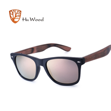 Мужские и женские деревянные солнцезащитные очки HU WOOD, модные солнцезащитные очки унисекс с поляризационными линзами HD для вождения, модель GR8004 2024 - купить недорого