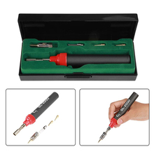SL-2000K Butane Soldering Iron High Flame Temperature Gas Soldering Iron Cordless Pure Butane Welding Torch Pen With 4 Nozzles 2024 - buy cheap