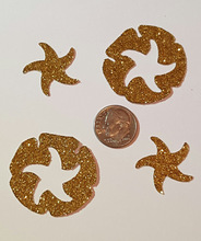 Gold Sand Dollar, Starfish Confetti, Table Confetti Table Scatter, Ocean Party, Beach Party Table decor scrapbook favors 2024 - buy cheap