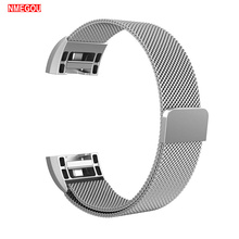 Pulseira de reposição para fitbit charge, bracelete de aço inoxidável para relógio fit bit charge 2 2024 - compre barato