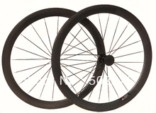 CW05-полный углеродный 3K дорожный велосипед клинчерная колесная пара 50 мм обод колеса + ступица 2024 - купить недорого