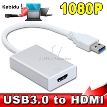 USB 3.0 to HDMI-compatible HD Converter Cable Multi Display Graphic Adapter for PC Laptop Projector HDTV LCD 1080P 2024 - buy cheap