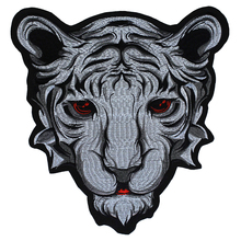 Patches de tigre bordados apliques a ferro na moda, adesivos de roupas, jaqueta, apliques punk, artesanatos, 10 peças 2024 - compre barato