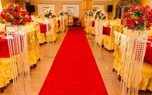 Centro de mesa de boda transparente, hebras de cuentas acrílicas de 120cm de alto, decoración de boda, soporte de flores para Decoración de mesa de boda 2024 - compra barato