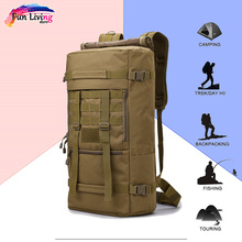 50L Outdoor Sports Shoulder Climbing Bag Tactical Backpack Military Army Waterproof Hiking Camping Backpack Travel Rucksack 2024 - buy cheap