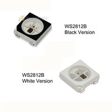 10~1000pcs WS2812B  4pins 5050 SMD Black/White version WS2812 Individually Addressable Digital RGB LED Chip 5V 2024 - buy cheap