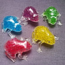 PeNeede Funny TPR Frog Gel Beads Stress Ball Autism Fidget Sensory Toy Antistress Squishy Ball 2024 - buy cheap