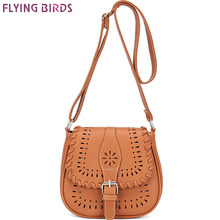 Flying birds! 2020 women messenger bags hollow out women handbag of brands leather bag designer women's pouch bolsas LS8780fb 2024 - buy cheap