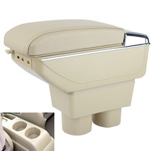 Leather Car Center Console Armrests Storage Box for Nissan Tiida Nissan Sylphy Sedan Free Shipping 2024 - buy cheap