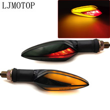 Motorcycle Turn Signal Lights LED Indicators Tail Flashers Lamp For MV Agusta Brutale 675 800 900 910 Suzuki Burgman 400 2024 - buy cheap