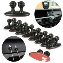 Onsale 8Pcs Adhesive Car Wire Cord Clip Cable Holder Tie Fixer Organizer Black PVC Mayitr 2024 - buy cheap