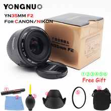 35mm lens Yongnuo YN35mm F2.0 lens Wide angle Fixed dslr camera Lens For canon 600d 60d 5DII 5D 500D 400D 650D 600D 450D 60D 7D 2024 - buy cheap