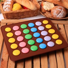 Silicone Baking Mat Large Macaroon Baking Mold  Pastry Tools Cookie Mold Cupcake Decorations Tools C1 2024 - buy cheap