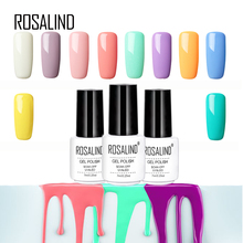 Rosalind-esmalte em gel semipermanente para unhas, 1 verniz, 7ml, 01-58, cor pura, unha polonesa, lâmpada uv, manicure 2024 - compre barato