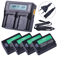 4 unidades de baterias np fz100 NP-FZ100 npfz100 + carregador ac rápido lcd duplo para sony ILCE-9, a7r3, a7riii, tamanhos crespos, a9r, 7rm3 2024 - compre barato