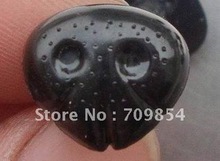free shipping!!! 500pcs/lot 13*15mm Animal flower black nose with washer for PLUSH BEAR Toy accessories 2024 - buy cheap
