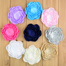 20pcs/lot Newest Burned Satin Flower 4" Multi Petal Hair Flower for DIY Hair Accessories Free Shipping FH55 2024 - buy cheap