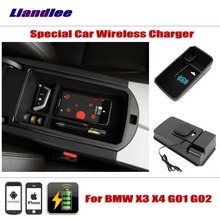 Cargador de batería para coche, accesorios para BMW X3 G01 X4 G02 2017-2018, almacenamiento especial de teléfono inalámbrico para iPhone y Android 2024 - compra barato