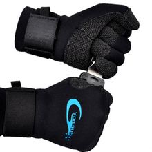 Guantes de buceo Kevlar de 3MM, equipo de pesca subacuática antideslizante, guantes negros ajustables, YQ33 2024 - compra barato