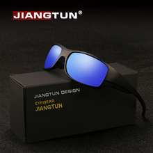 JIANGTUN Brand Designer Fashion Coating Mirror Blue Polarized Sunglasses Men Women Driving Sun Glasses gafas de sol hombre 2024 - buy cheap