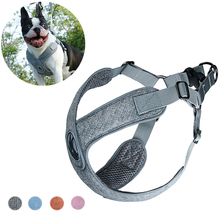 French Bulldog Pet Vest Harnesses for Small Medium Dogs Reflective Puppy Dog Harness and Leash Corgi mascotas Accessories Leads 2024 - buy cheap