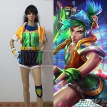 Arcade Riven Cosplay Costume from LOL Custom made Any Size 2024 - buy cheap