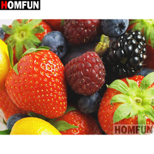 HOMFUN Full Square/Round Drill 5D DIY Diamond Painting "Fruit strawberry" Embroidery Cross Stitch 3D Home Decor A10872 2024 - buy cheap