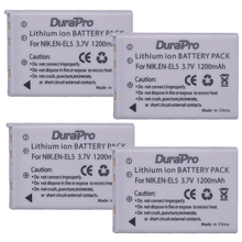 4 Pcs EN-EL5 EN EL5 EnEl5 Digital Battery for Nikon Coolpix P4 P80 P90 P100 P500 P510 P520 P530 P5000 P5100 5200 7900 P6000 3700 2024 - buy cheap