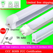 Promotion! T8 Integrated led tube LED fluorescent Light 4ft, smd 2835 110v 220v 2pcs/lot for living room office 2024 - buy cheap